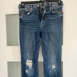 NWOT Mother Denim Insider Crop Step Crew 26